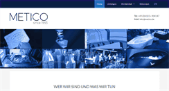 Desktop Screenshot of metico.de