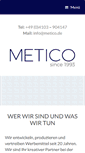 Mobile Screenshot of metico.de